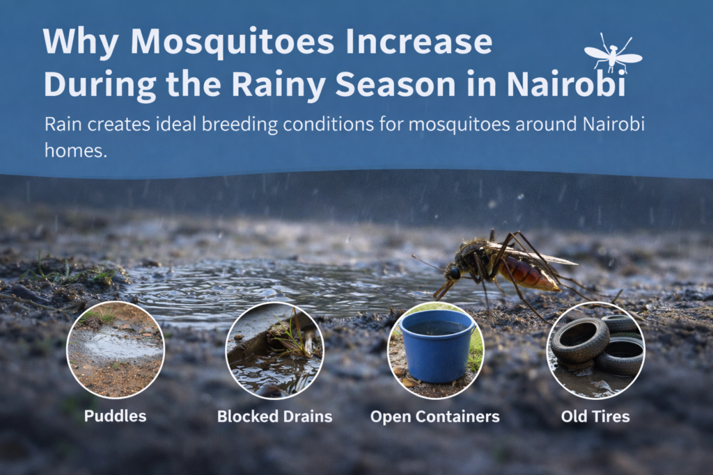 Mosquitoes increase during rainy season Nairobi