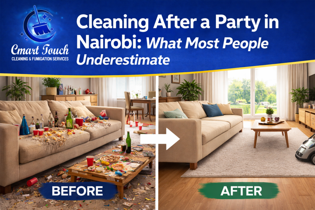 Cleaning After a Party in Nairobi: What Most People Underestimate